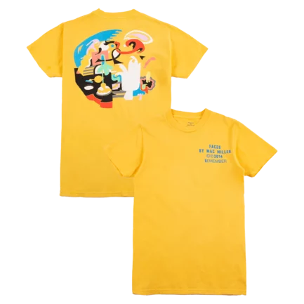 Faces Mac Miller Yalow Shirt